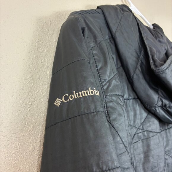 Columbia Omni-Heat Insulated Hooded Parka Black Size Medium - Picture 5 of 12